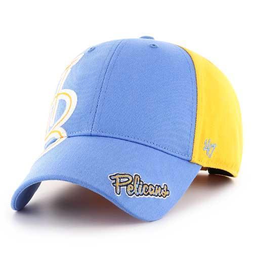 MYRTLE BEACH PELICANS 47 BRAND DAMASCUS MVP ADJUSTABLE CAP