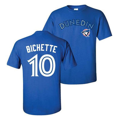 Dunedin Blue Jays DBJ Bo Bichette #10 Adult Tee