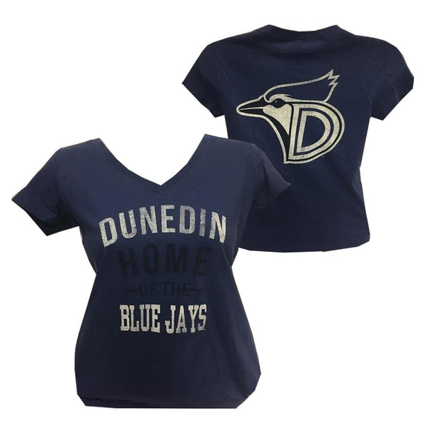 Dunedin Blue Jays DBJ W. Flanker Vneck MVP 2 sided