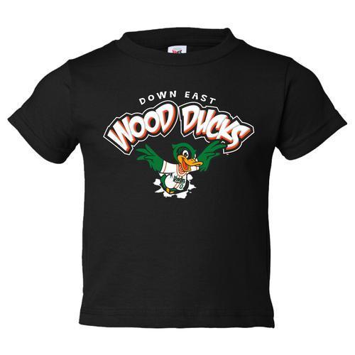 Black Wood Ducks Replicate Toddler Tee