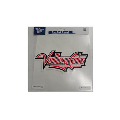 Tri-City ValleyCats 8" ValleyCats Script Logo Diecut Decal