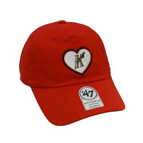 Charlotte Knights Women's Courtney Heart Clean Up