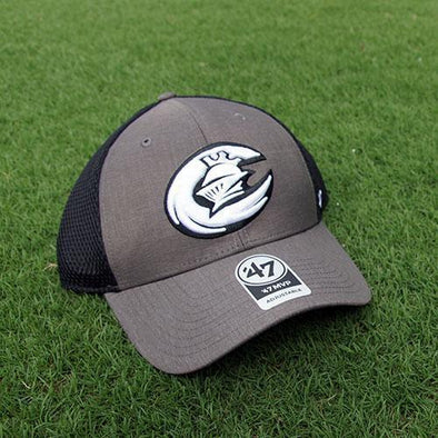 Charlotte Knights '47 Gray Grim MVP Mesh Cap