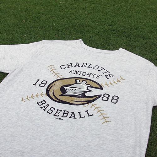 Charlotte Knights Stitched Tee