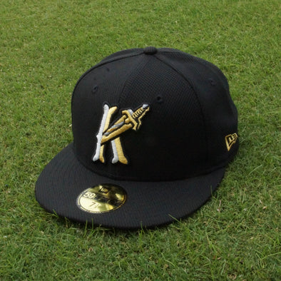 Charlotte Knights Black Batting Practice Cap