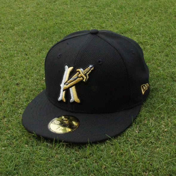 Charlotte Knights Black Batting Practice Cap