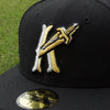 Charlotte Knights Black Batting Practice Cap