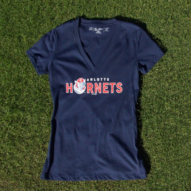 Charlotte Hornets Women's V-Neck Tee