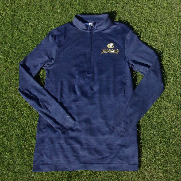 Navy Straighted 1/4 Zip Pullerover