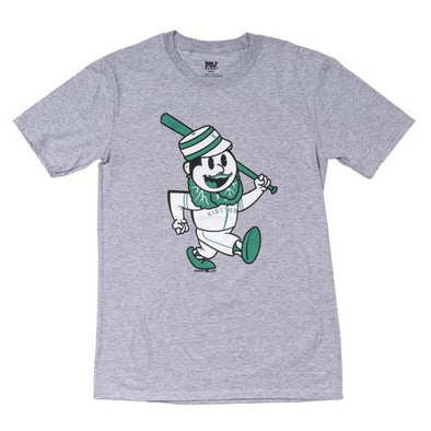 Sport Gray Collard Green Tee