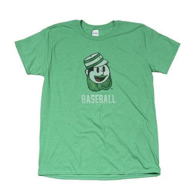 Green "Baseball" Collard Greens Tee