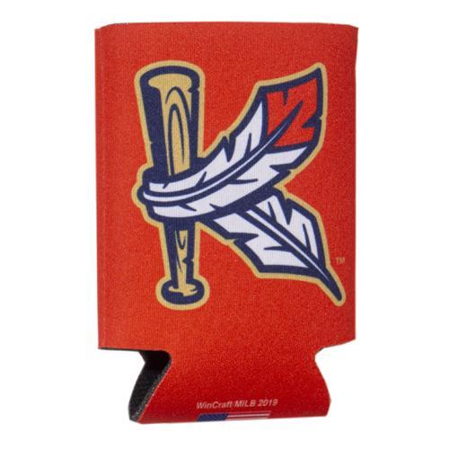 Red Kinston Indians Koozie