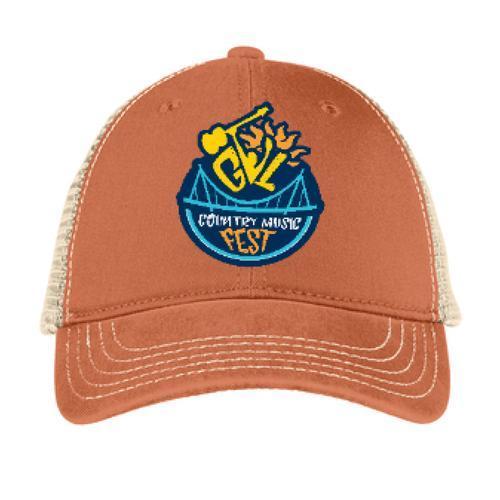 Greenville Drive CMF Orange Trucker Hat