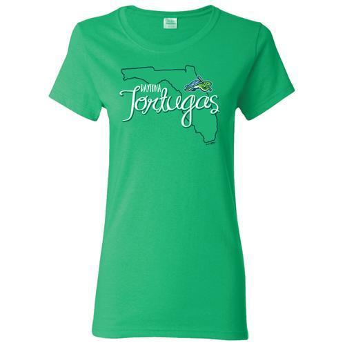 DAYTONA TORTUGAS BIMM RIDDER LADIES IRISH GREEN SEVENTEEN TEE