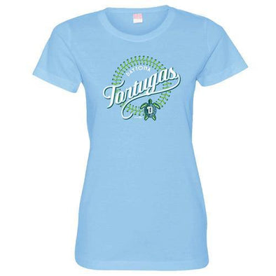DAYTONA TORTUGAS BIMM RIDDER LADIES LT BLUE WARRANT TEE