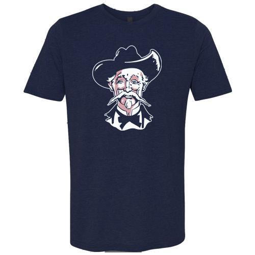 Louisville Bats Men's Mock Twist Throwback Colonels Tee in Navy