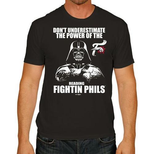 Reading Fightin Phils Fightins Darth Vader Tee