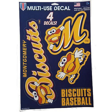 Montgomery Biscuits Large Decal Sheet