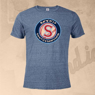 Spokane Indians Denim Snow Salish Logo Tee