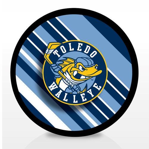 Diagonal Stripes Puck