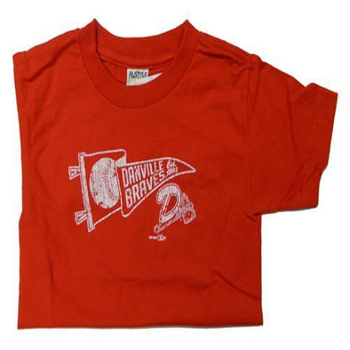 Danville Braves Youth DB Dietrich Tee - Red