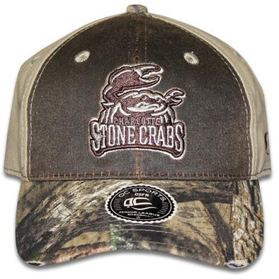Charlotte Stone Crabs DIRT DOG Adjustable Cap