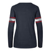 Ladies Club Long Sleeve Stripe T