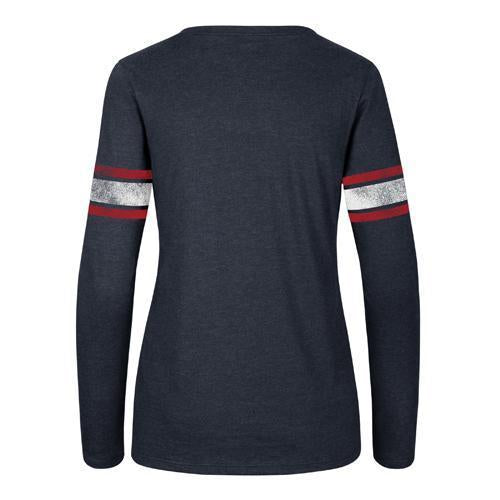 Ladies Club Long Sleeve Stripe T