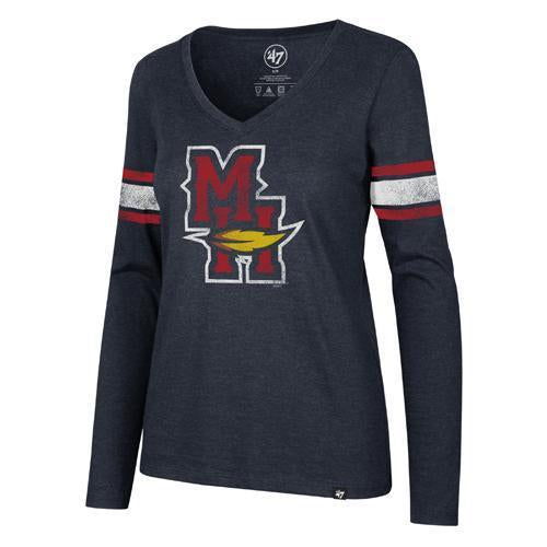 Ladies Club Long Sleeve Stripe T