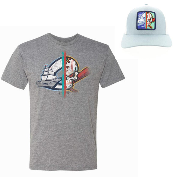 Dual Veleros Clippers Combo Tee and Hat