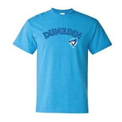 Dunedin Blue Jays Road Letter Neon Blue Tee