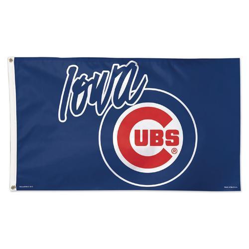 Iowa Cubs Primary Logo 2-sided Flag