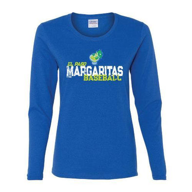 Ladies Margaritas Royal Blue L/S