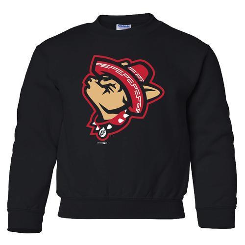 El Paso Chihuahuas SWEATSHIRT- YTH BLACK HOWLING DOG
