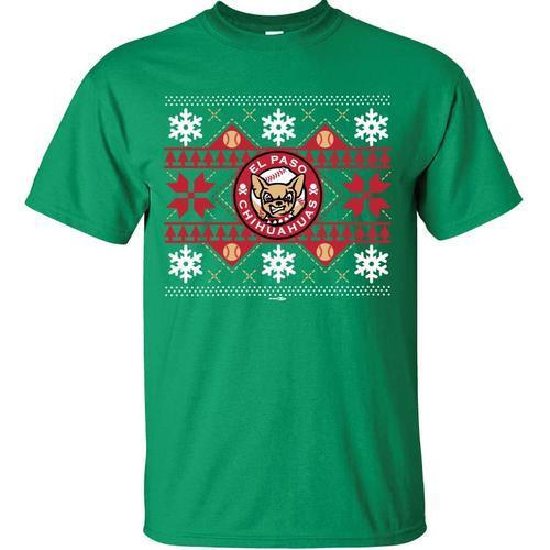 El Paso Chihuahuas TEE- GREEN UGLY SWEATER SHIRT