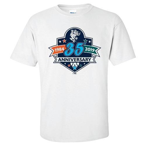 Everett AquaSox 35th Anniversary Logo Tee