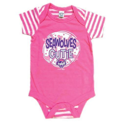 Erie SeaWolves Bimm Ridder Pink Infant Onesie