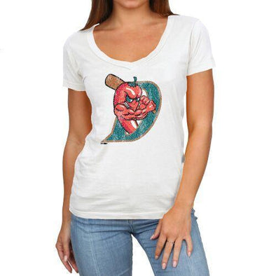 El Paso Chihuahuas TEE- WOMEN'S DIABLOS DEEP V-NECK