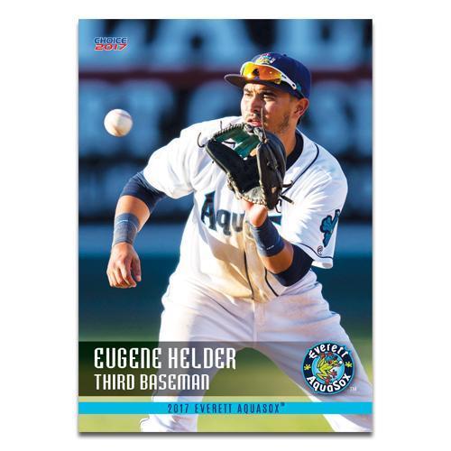 Everett AquaSox 2017 Baseball Card Set