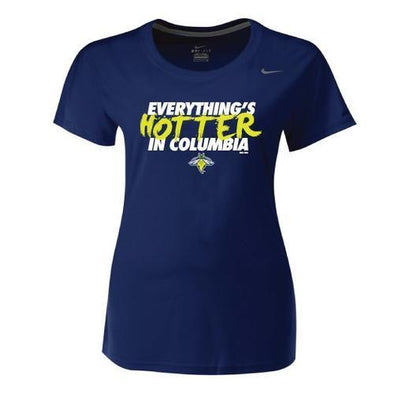 Columbia Fireflies Women's Navy Everything's Hotter in Columbia Dri-Fit Tee