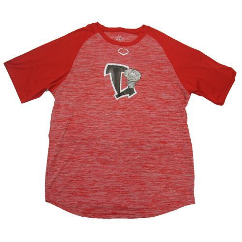 Lansing Lugnuts Wilson Evo-Shield Tech Red T-shirt