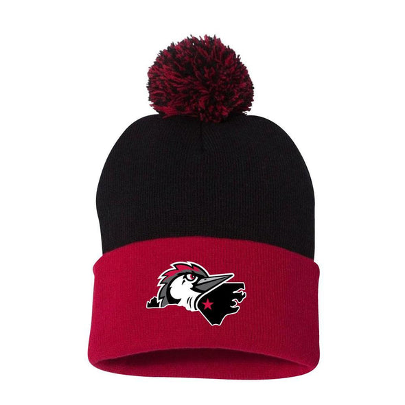 Fayetteville Woodpeckers Alternate Logo Beanie Red