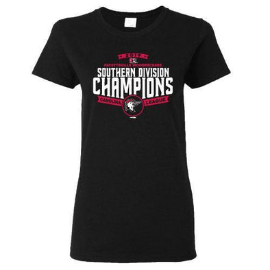 Fayetteville Woodpeckers Women's Southern Division Champions T-Shirt