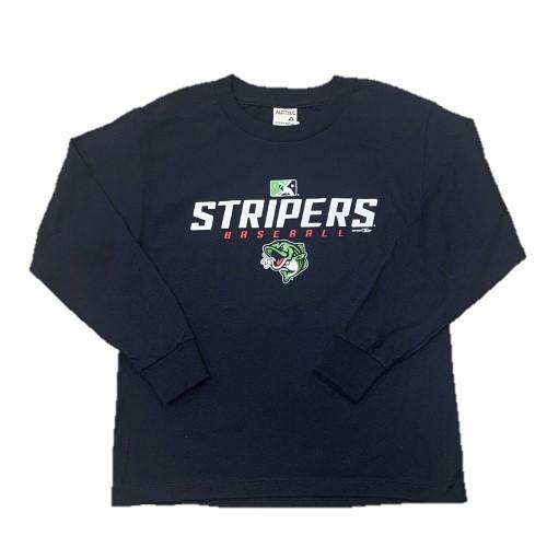 GS YOUTH FESS NAVY LONG SLEEVE TEE