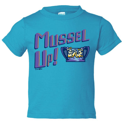 Toddler Mussel Up T-Shirt, Sapphire Blue