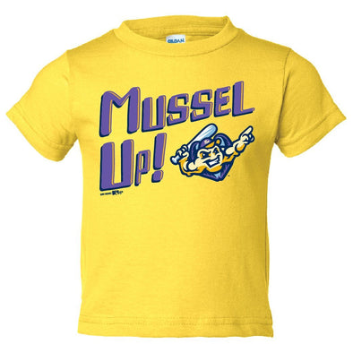 Toddler Mussel Up T-Shirt, Daisy Yellow