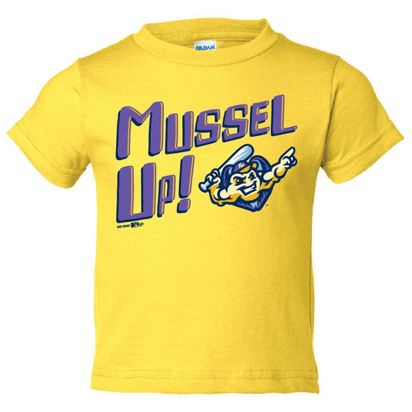 Toddler Mussel Up T-Shirt, Daisy Yellow