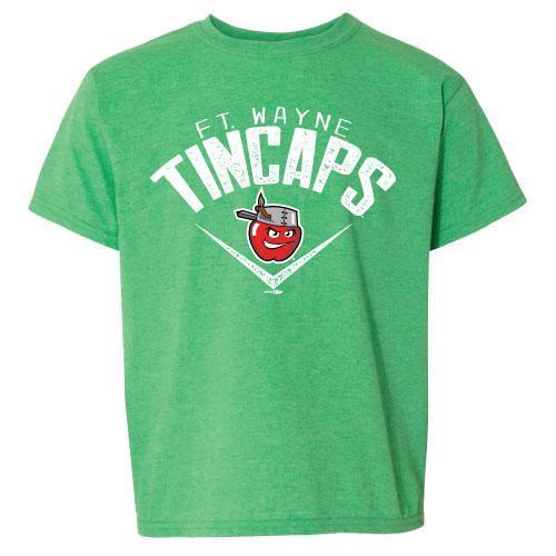 Fort Wayne TinCaps Heather Irish Green Youth T-shirt