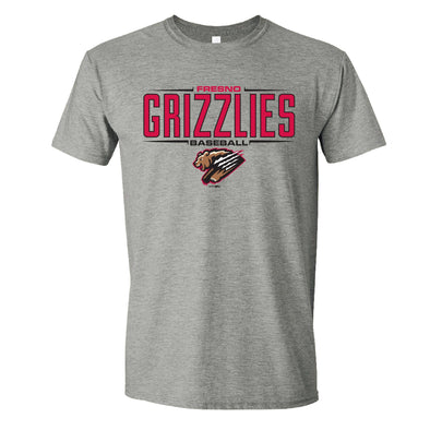 Men's Gray Grizzlies Tee