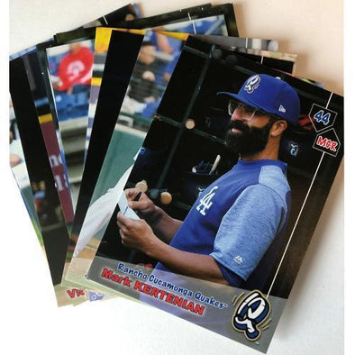 Rancho Cucamonga Quakes 2019 Team Card Set